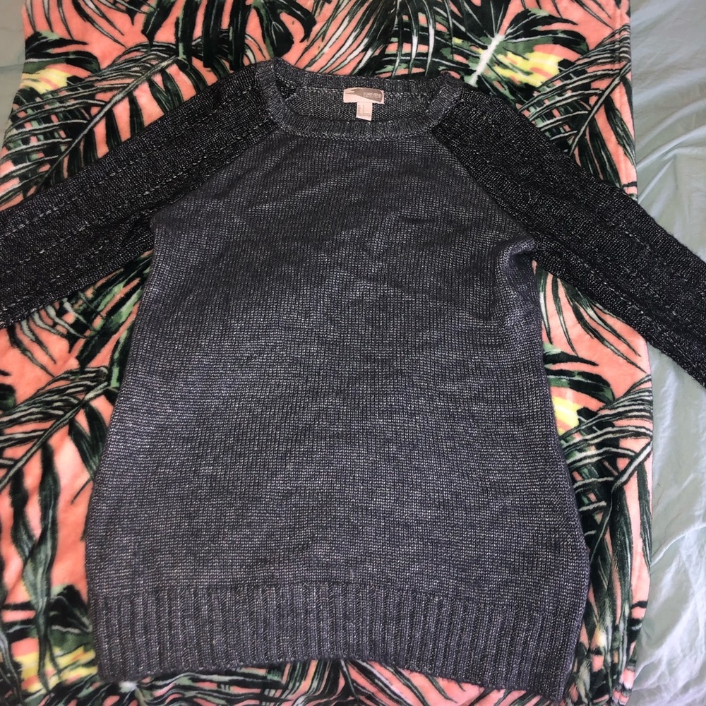 Forever21 Contemporary Crewneck Sweater